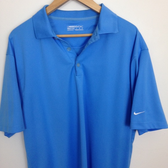 Nike Other - Nike Golf Fit Dry Short Sleeve Blue Large Shirt